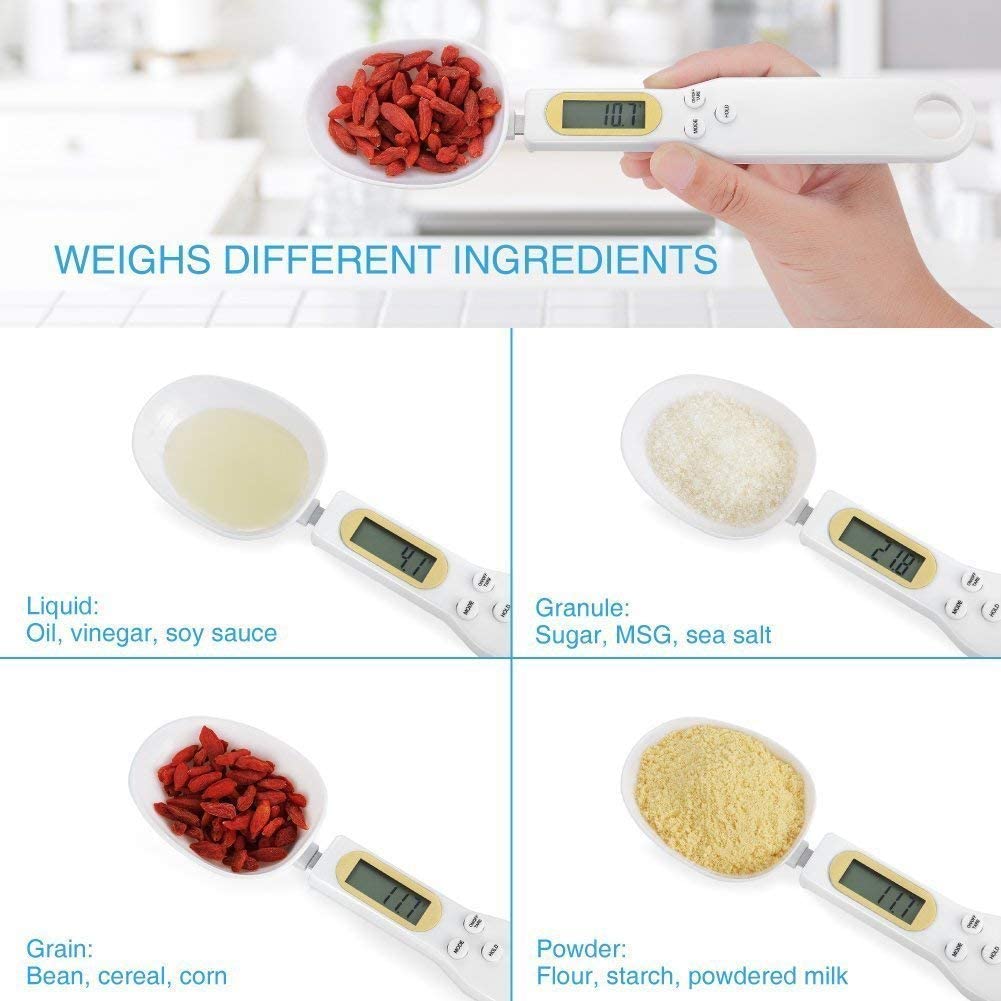 LCD Digital Kitchen Scale Spoon